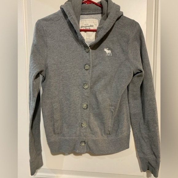 Abercrombie & Fitch Youth Medium Button Down Jacket/sweater. Preloved - Picture 1 of 2